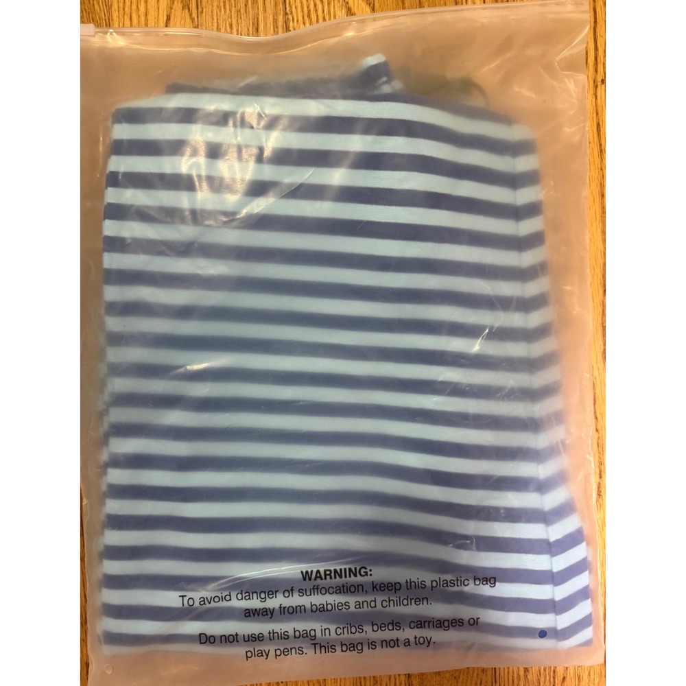 Daily Drills Striped Cotton Pants Cobalt & Malibu Size XS/S NIB - Picture 2 of 2